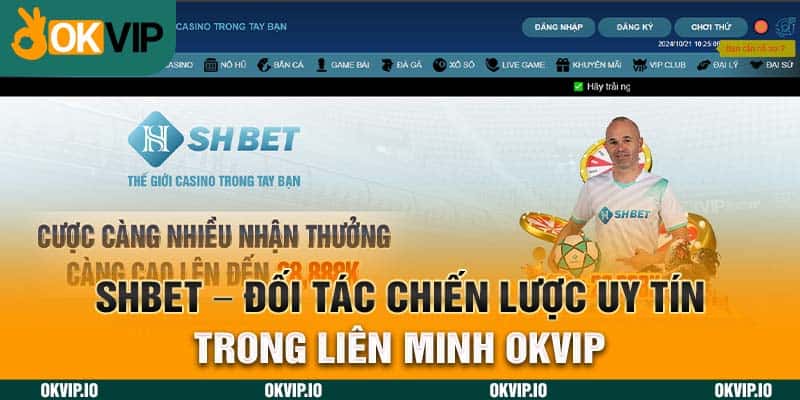 SHBET - Đối tác chiến lược uy tín trong liên minh OKVIP